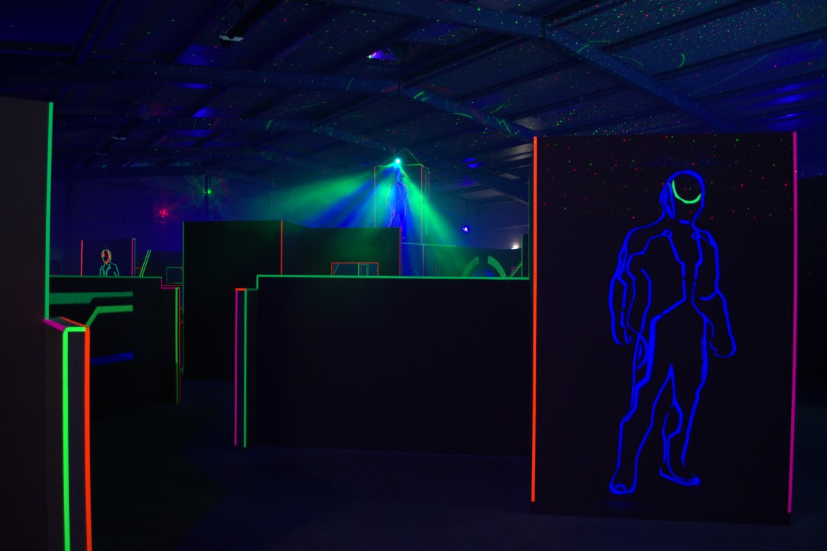 Laser tag logo