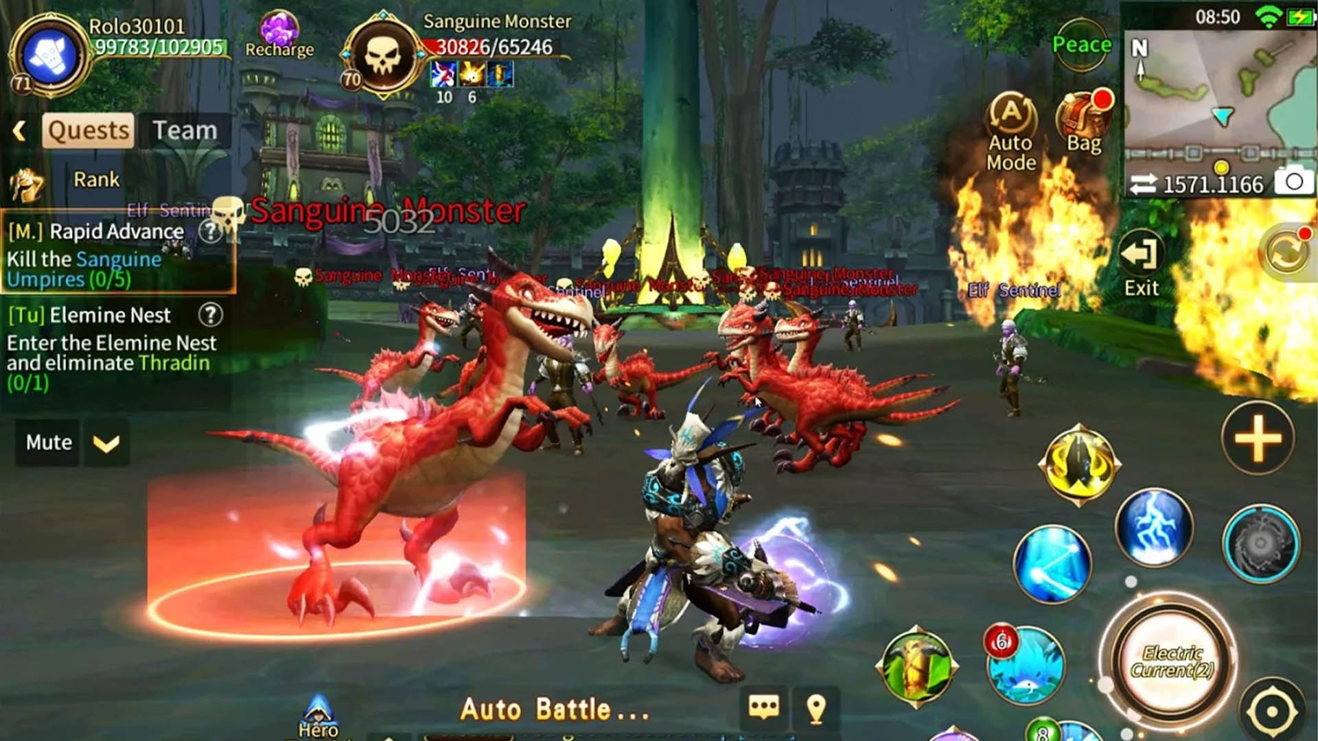 Massively multiplayer online games