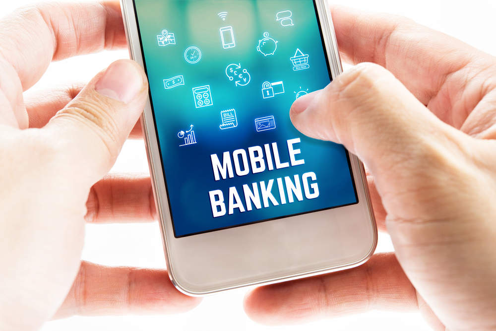 Mobile banking logo