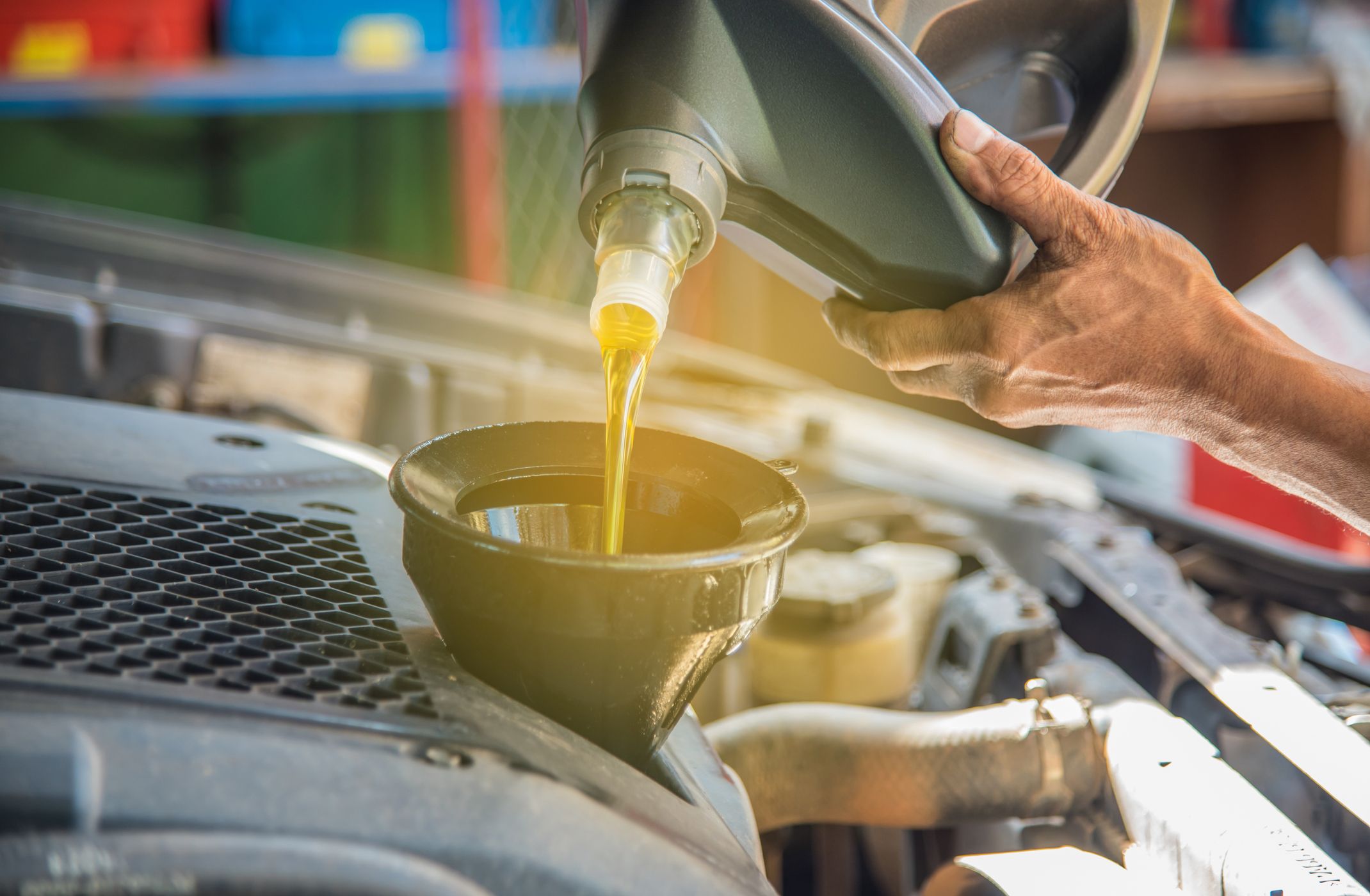 Motor oil logo