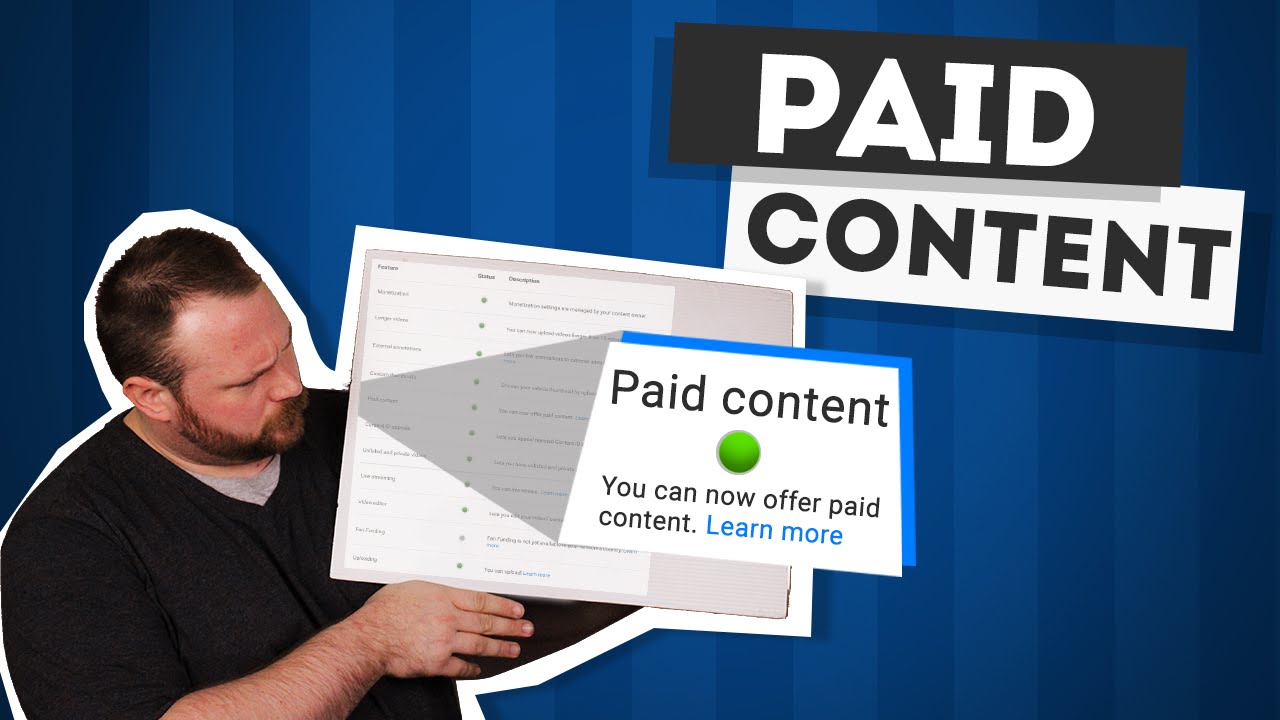 Paid content