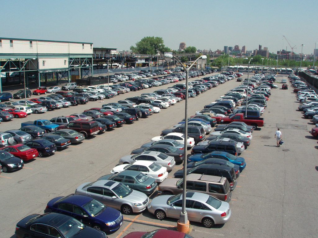 Parking lot logo