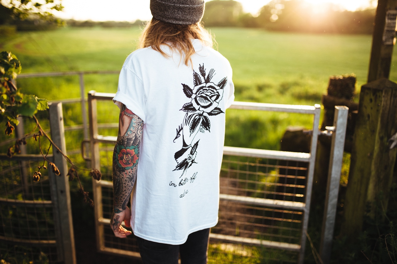 Printed T-shirt logo