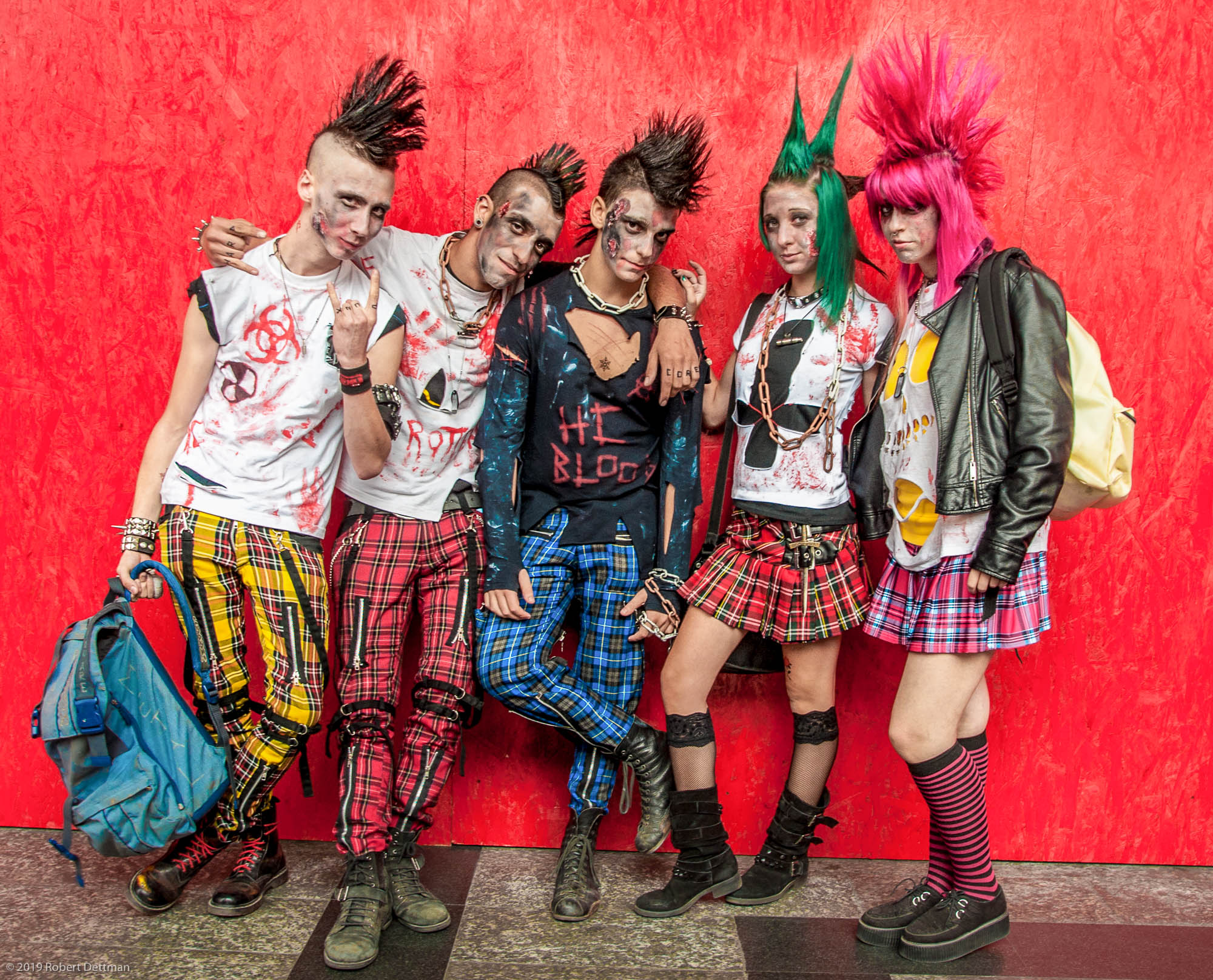 Punk fashion logo