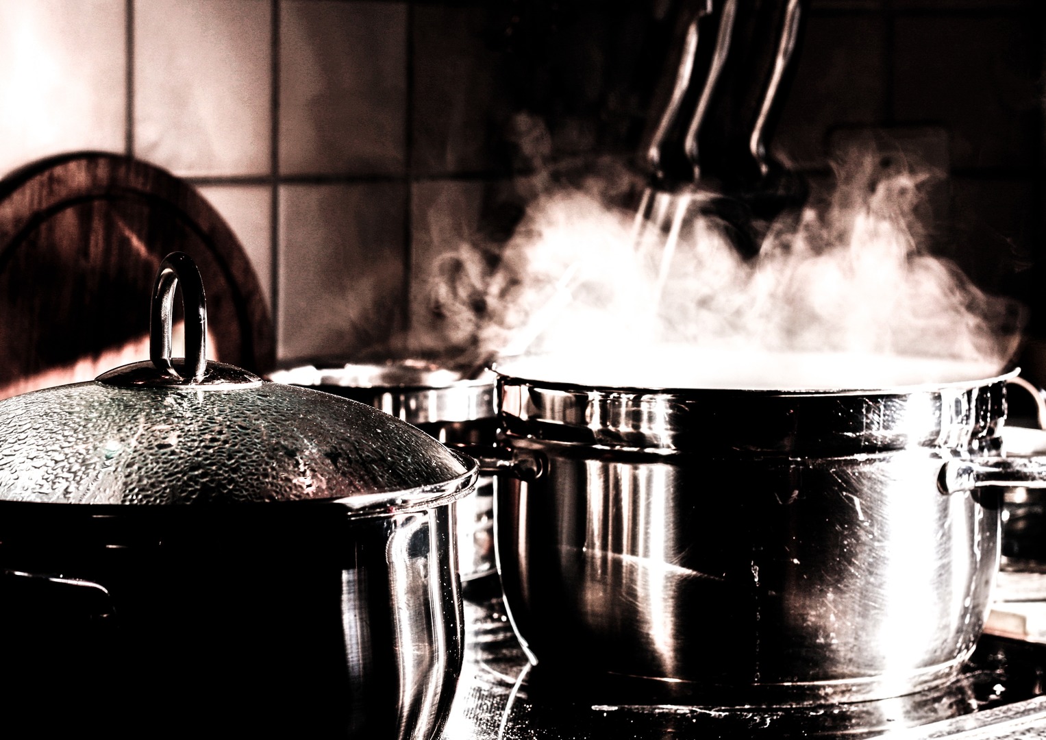 Smoking (cooking) logo