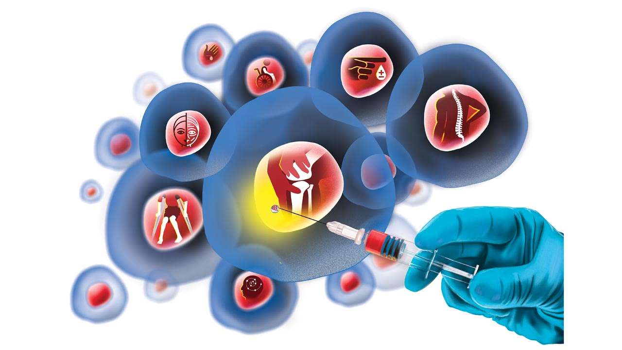Stem cell therapy logo