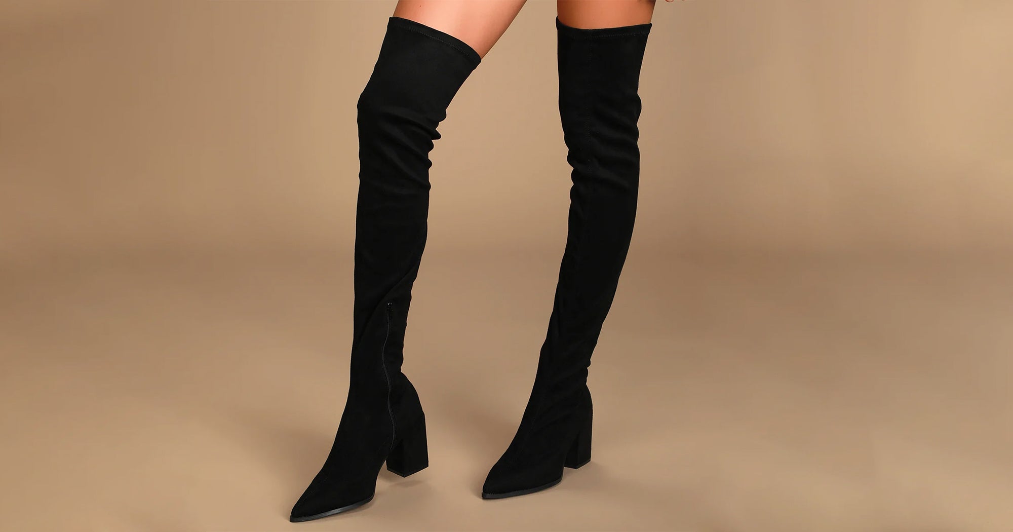 Thigh-high boots logo