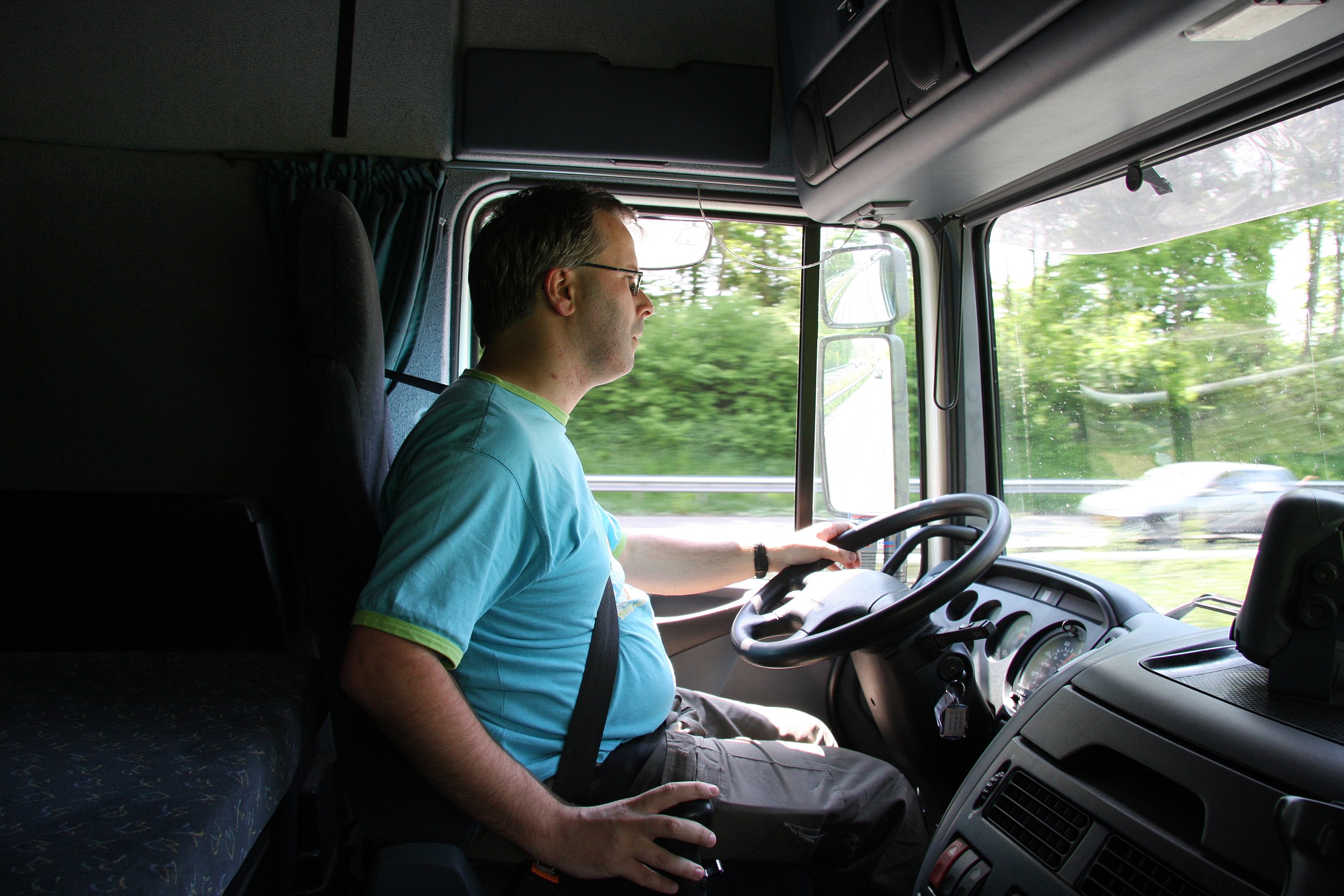 Truck driver logo