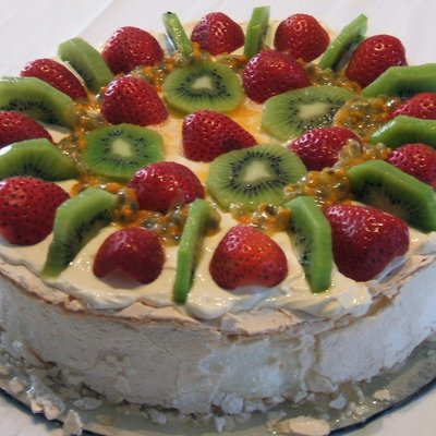 Pavlova (food) logo