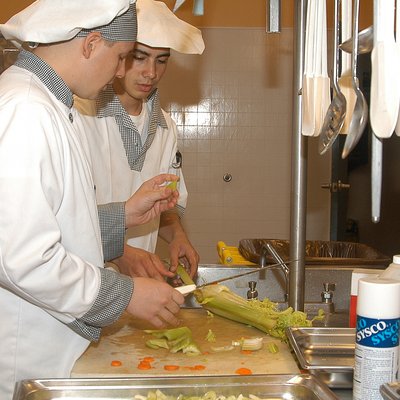 Outline of food preparation logo
