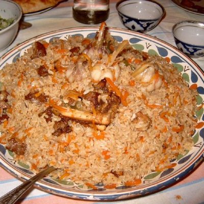 Uzbek cuisine logo