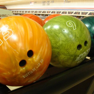 Bowling ball logo