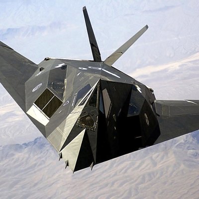 Stealth aircraft logo