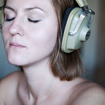 Listening to music logo