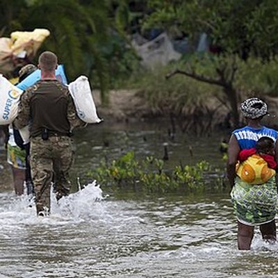 Humanitarian crisis logo