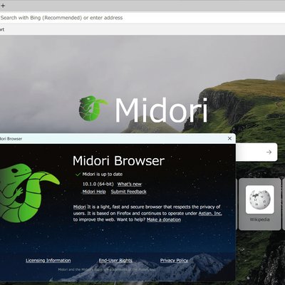 Midori (web browser) logo
