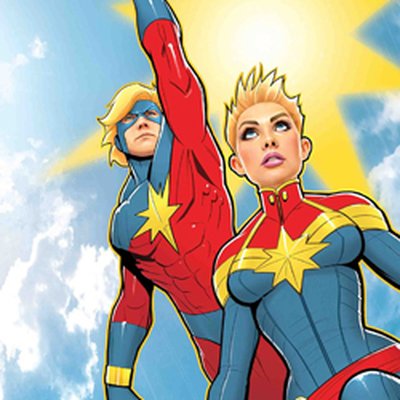 Captain Marvel (Marvel Comics) logo