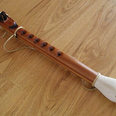 Native American flute logo