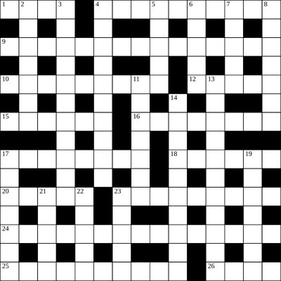Cryptic crossword logo