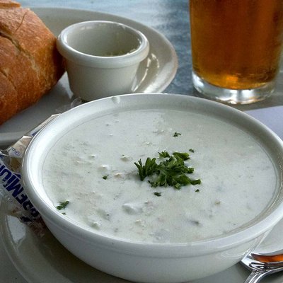 Clam chowder logo