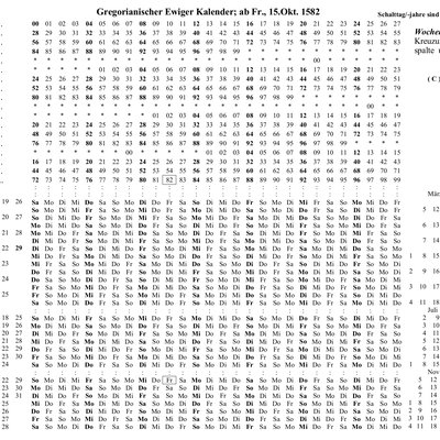 Gregorian calendar logo