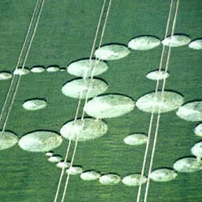 Crop circle logo