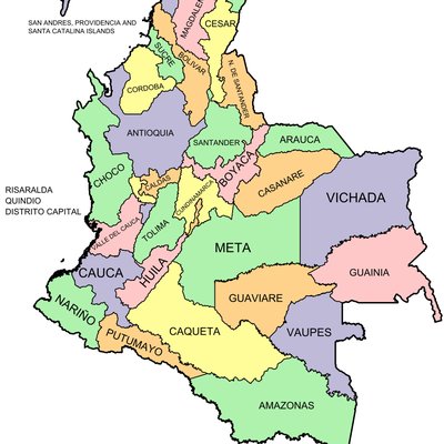 Departments of Colombia logo