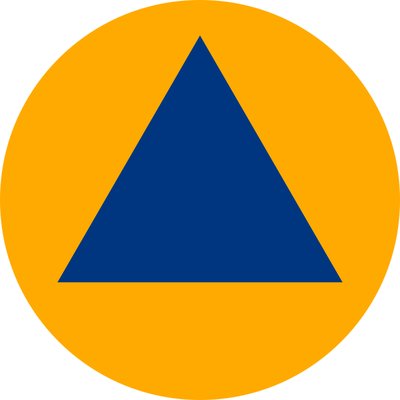Civil defense logo