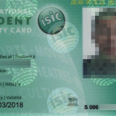 International Student Identity Card