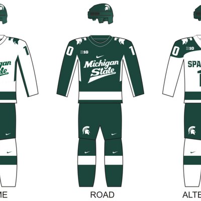 Michigan State Spartans men's ice hockey logo