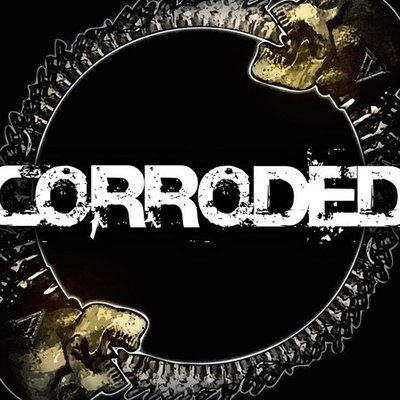 Corroded logo