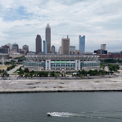 The Lakefront logo