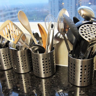 Kitchen utensil logo