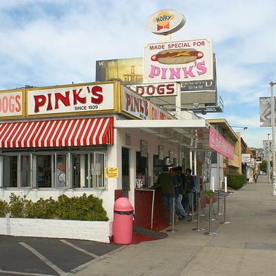 Pink's Hot Dogs logo