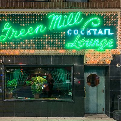 The Green Mill logo
